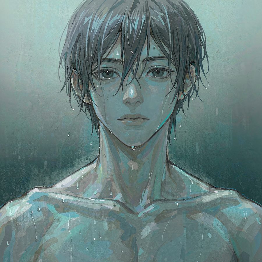 Jocks visual novel character teaser: swim team jock